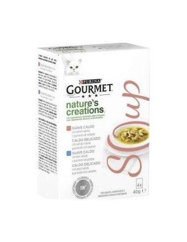 Gourmet Soup Salmon Caja 4X40Gr.