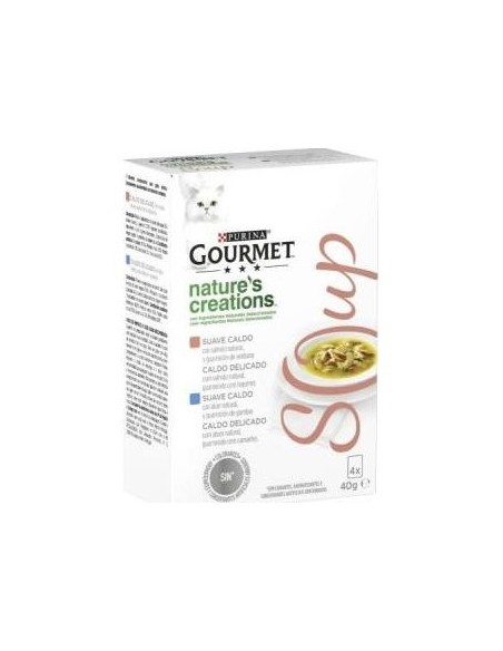 Gourmet Soup Salmon Caja 4X40Gr.
