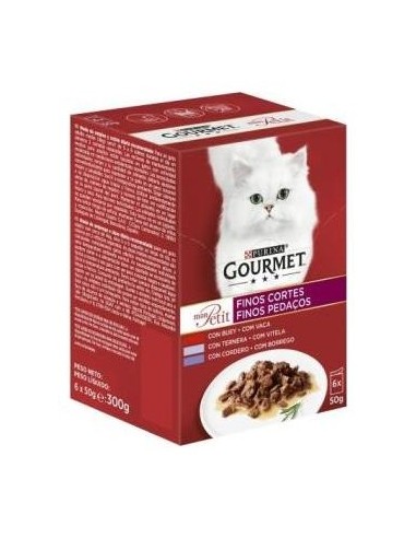 Gourmet Mon Petit Carnes Caja 6X50Gr.