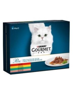 Gourmet Perle Laminas Pollo Caja 8X85Gr.