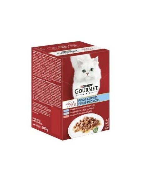 Gourmet Mon Petit Seleccion Pescados Caja 6X50Gr.