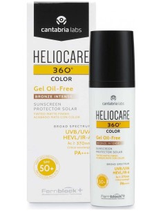 Heliocare 360º Spf 50+ Color Gel Oil-Free Protector Solar...
