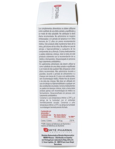 Forté Pharma Xtrasllim Captador 3 En 1 60Cáps