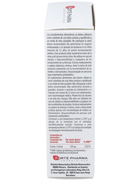 Forté Pharma Xtrasllim Captador 3 En 1 60Cáps