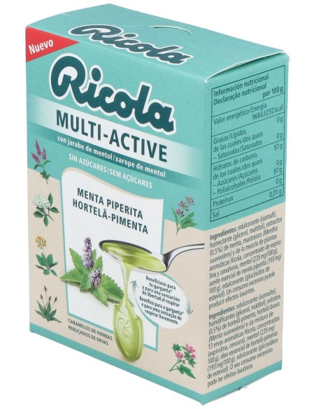 Ricola Multi-Active Menta Piperita 50Gr.