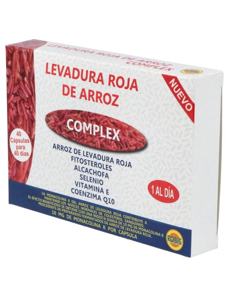 Levadura Roja De Arroz Complex 40Cap.