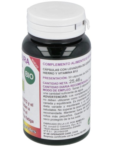 Robis Levadura De Cerveza Eco 50Caps