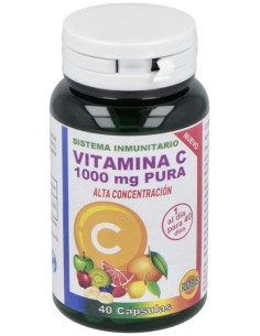 Vitamina C Pura 1000Mg. 40Cap.