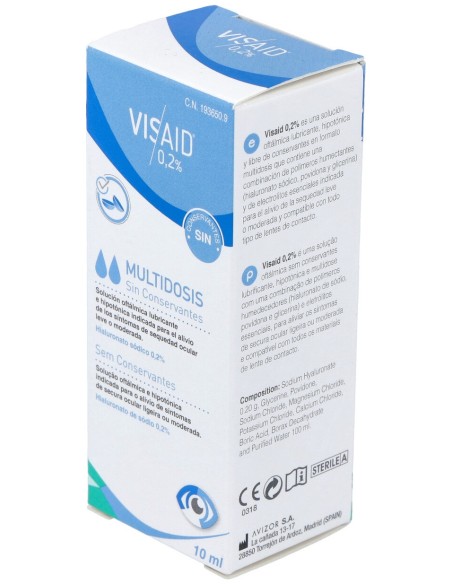 Visaid 0,2% Multidosis 10Ml.