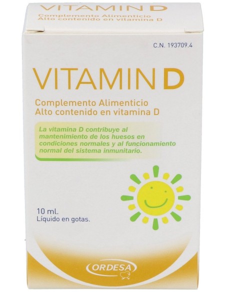 Ordesa Vitamin D Gotas 10Ml