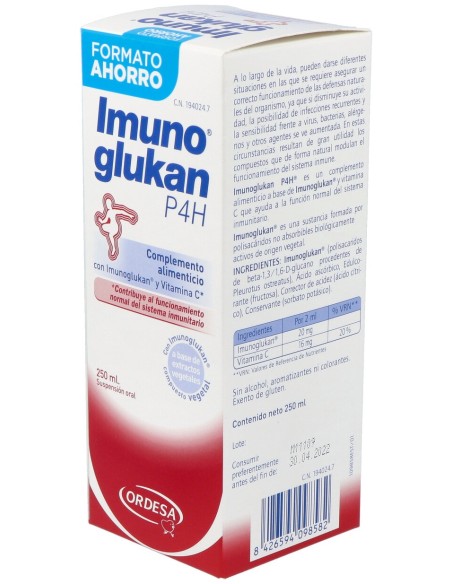 Imunoglukan Jarabe 250Ml.