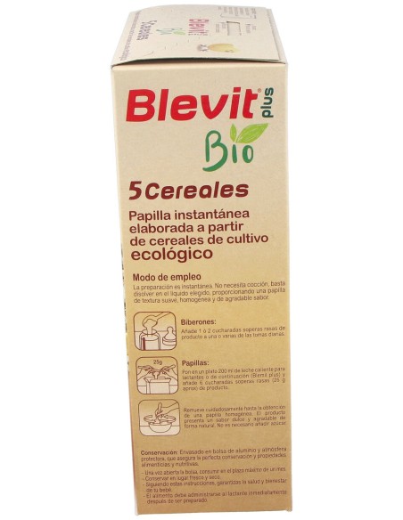 Blevit Plus Bio 5 Cereales 250Gr.