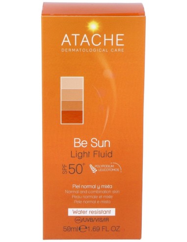 Atache Be Sun Light Fluid Spf50+ 50 Ml