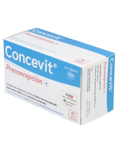 Concevit Preconcepcion 40 Capsulas