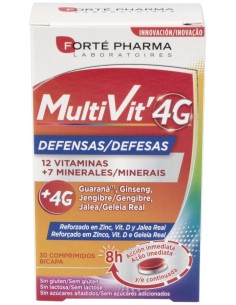 Forté Pharma Multivit' 4G Défenses 30 Comprimés