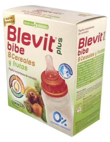Blevit Plus Bibe 8 Cereales Y Frutas Polvo 600 G