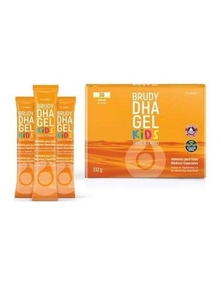 Brudy Dha Gel Kids 30 Sobres