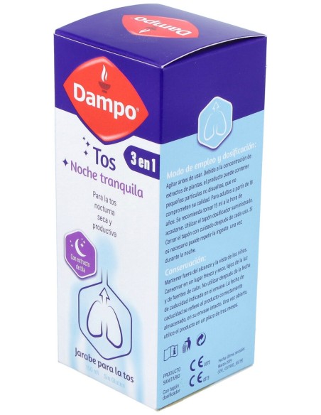 Dampo 3 E 1 Tos Noche Tranquila Jarabe 150Ml