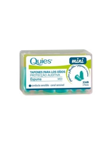 Tapones Oidos Espuma Quies Ms1 Mini 3Par