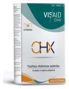 Toallitas Oftalmicas Esteriles Visaid Chx 14 Unids