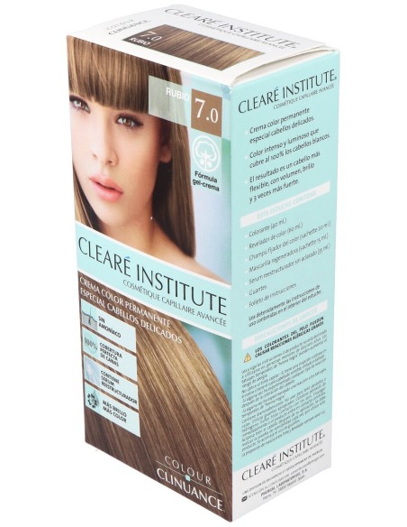 Cleare Institute Colour Clinuance Tinte Permanente 70 Rubio 170Ml