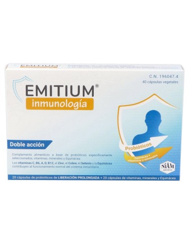 Emitium Inmunologia 40 Capsulas