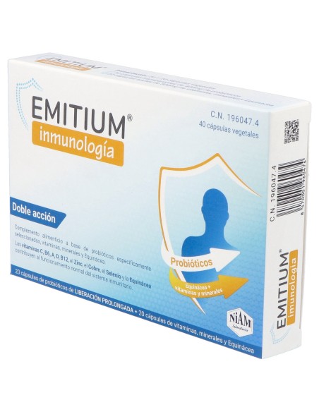 Emitium Inmunologia 40 Capsulas