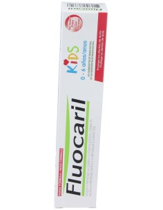 Fluocaril Kids Dentífrico 0-6 Años Fresa 50Ml
