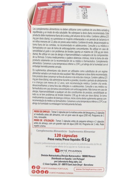 Forté Pharma Xtraslim 700 Mujer 45 120Caps