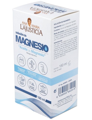 Lajusticia Aceite De Magnesio Masaje 150Ml