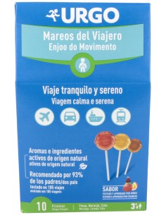Urgo Mareos Del Viajero 10Piruletas