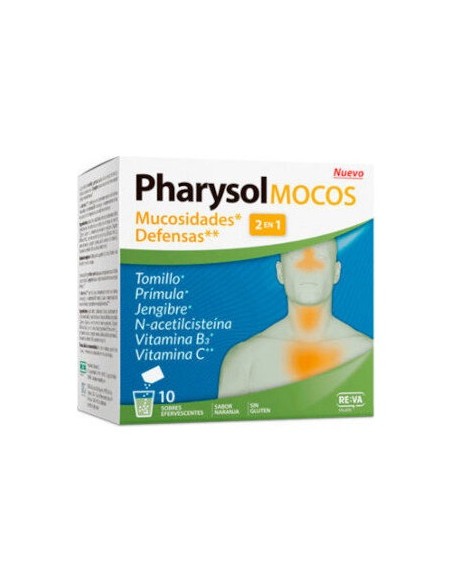 Pharysol Mocos 2 En 1 Mucosidades Y Defensas 10Ud
