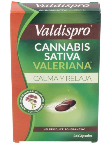 Valdispro Cannabis Sativa Valeriana 24Cap.