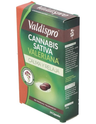 Valdispro Cannabis Sativa Valeriana 24Cap.