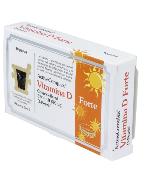 Activecomplex Vitamina D 3200Ui 80 Perlas