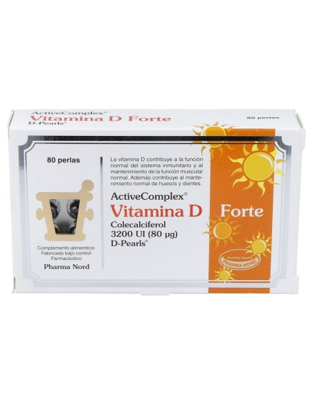 Activecomplex Vitamina D 3200Ui 80 Perlas