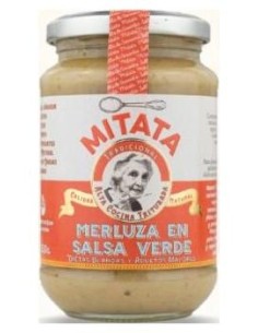 Merluza En Salsa Verde Triturado340Gr. S/Sal