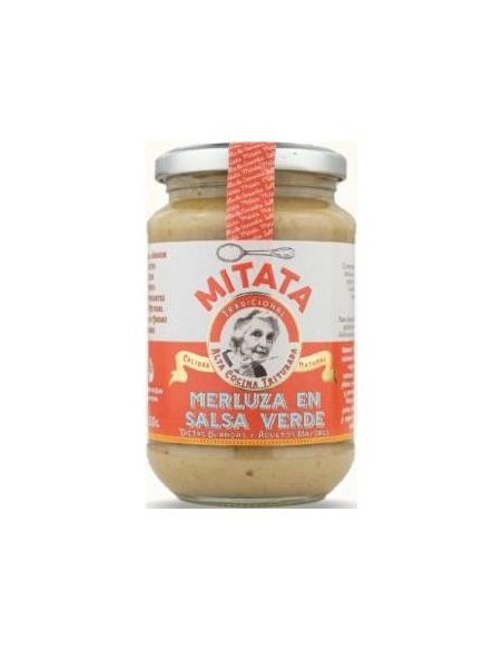 Merluza En Salsa Verde Triturado340Gr. S/Sal