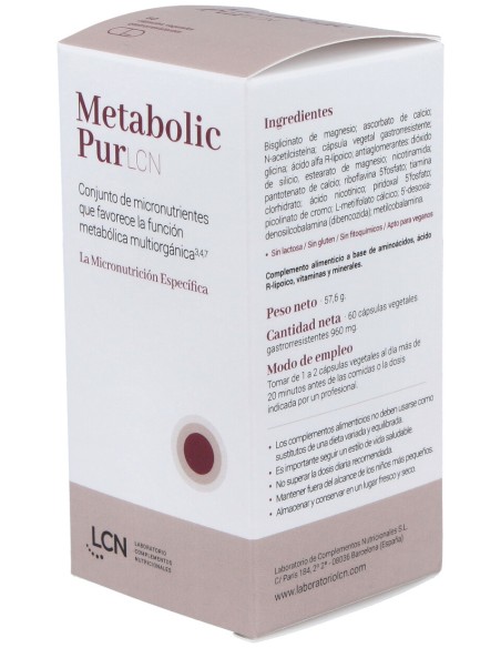 Lcn Metabolic Pur 60Caps