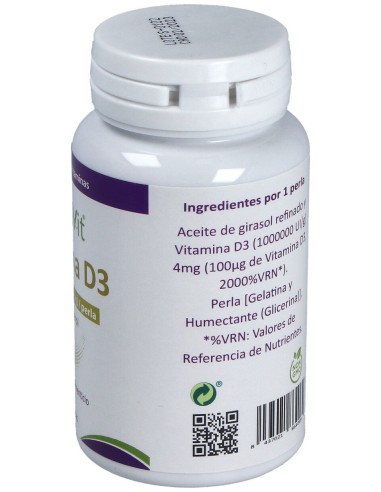 Nutravit Vitamina D3 120 Perlas
