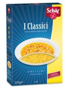 Dr. Schar Pasta Anillos 250G