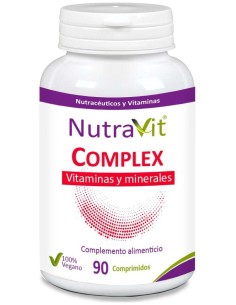Nutravit Complex Vitaminas Y Minerales 90Comp.