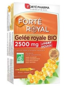 Forte Pharma Forté Royal Gelée Royale Bio 2500Mg 20 Ampoules
