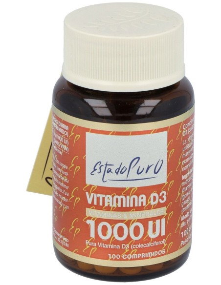 Tongil Estado Puro  Vitamina D3 1000 Ui  100 Comp