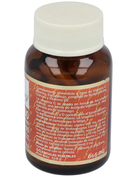 Tongil Estado Puro  Vitamina Ester-C 500 + Vitamina D3  60 Cáps