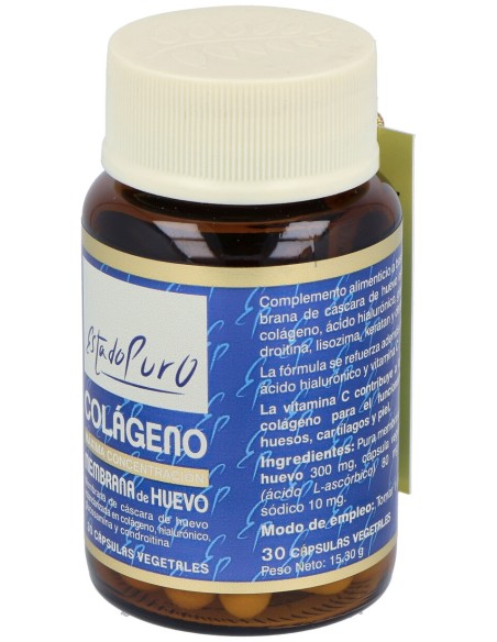 Colageno Pura Membrana De Huevo 30Cap. Estado Puro