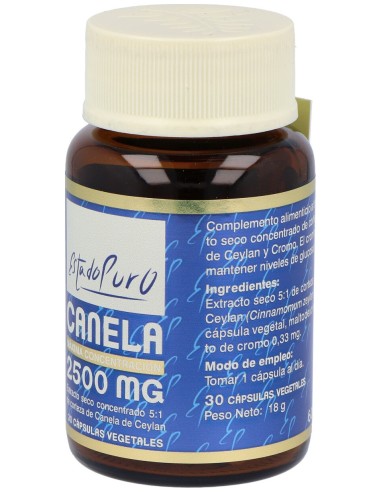 Tongil Canela Estado Puro 30Caps 2500Mg