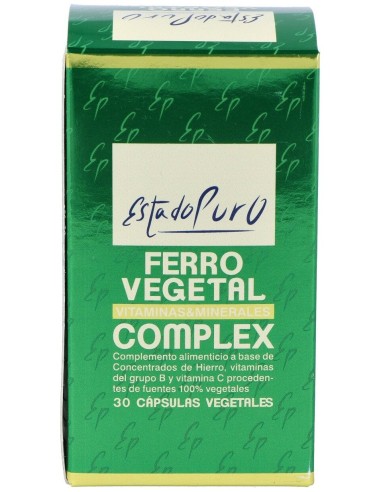 Ferro Vegetal Complex 30Cap. Estado Puro