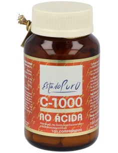 Vitamina C-1000 No Acida 100Comp. Estado Puro