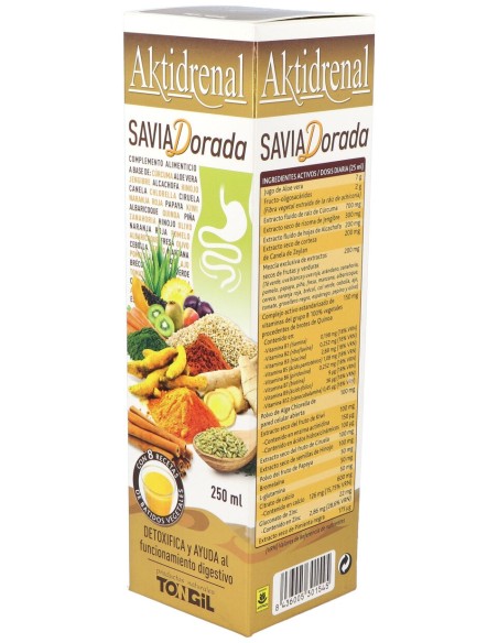 Aktidrenal Savia Dorada 250Ml. Lineabel